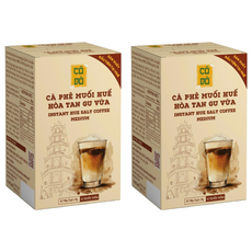 CÔ ĐÔ 即溶鹽咖啡粉, 18g, 2個, 10個裝