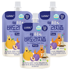 LUSOL 雪梨桔梗西梅汁, 3個裝, 100ml