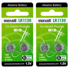 maxell 鈕扣電池 LR1130, 2個, 2個裝