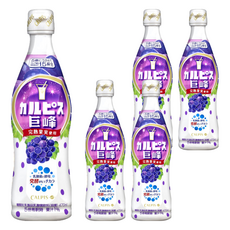 Asahi 朝日 可爾必思 濃縮葡萄乳酸菌飲料, 470ml, 5入, 5瓶