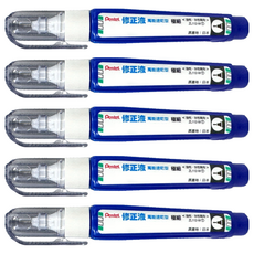 Pentel 飛龍文具 萬能型極細修正液 ZL112-WT, 5個, 4.2ml