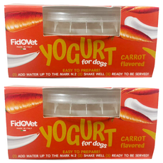 FidOVet 費朵 犬用優格, 2個, 25g, 胡蘿蔔