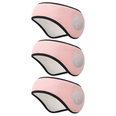 隔音睡眠耳罩 粉色, 3個, 1個裝