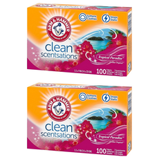 Arm&Hammer 衣物柔軟片 熱帶天堂香氛, 2個, 100片