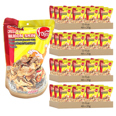 泰國 O-Yua 炸魚皮 酸辣風味, 20g, 192包