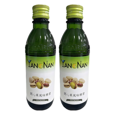 YANGNAN 仰南 開心果風味糖漿, 250ml, 2個