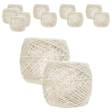 Brand Yan 純棉筒紗編織線 24支, 6個, 單一顏色