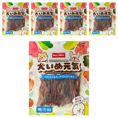 Pet's love 元氣犬 零食量販包, 鴨肉絲, 270g, 5包