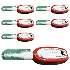 Pentel 飛龍文具 易壓迷你速乾修正液 ZL103-WT, 6個, 4.2ml