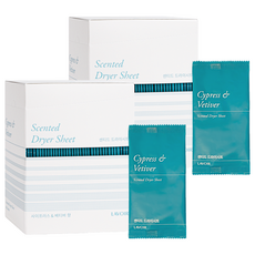 LAVOIR 絲柏與岩蘭草香氛烘衣紙, 2個, 40片