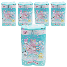 maRUTOmi 丸富製紙 捲筒衛生紙 冬季款 三麗鷗家族, 25m, 5個, 12捲