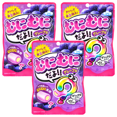 EIWA QQ棉花糖 葡萄風味, 3個, 40g