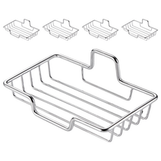304不鏽鋼 無痕單層肥皂架 140 x 90 x 50mm 83g, C785, 5個