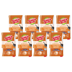 3M Scotch-Brite 日系3層海綿菜瓜布 混合層壓, 橘色, 2個裝, 4個