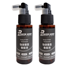 POWER HERO 勁漢英雄 強健豐盈養髮液, 60ml, 2瓶