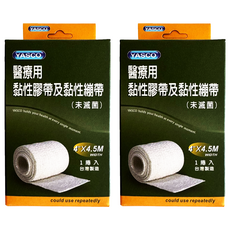 YASCO 昭惠 自黏彈性繃帶 4吋, 2個, 1個裝