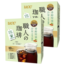 ucc 職人 冷萃浸泡式咖啡 香醇堅果, 8g, 10個裝, 2組