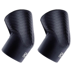 LP SUPPORT 分區加壓訓練肘護套 FT55CA, 2個, 黑色