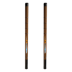 清流超短溪流手竿 240, 棕色, 2支