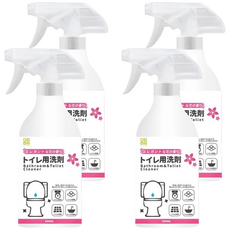 CLH 強力洗淨花香浴廁清潔液, 4個, 500ml