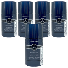 Mercedes-Benz 賓士 星芒男性淡香精體香膏, 5個, 75g