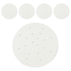 MR.BAKING 萬鴻 5.5吋圓型蒸籠紙 有孔, 142mm, 1000片, 5包