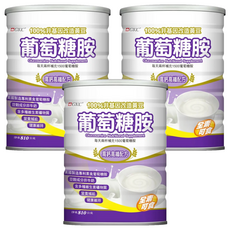 GKC 葡萄糖胺高鈣高纖配方奶粉, 810g, 3個