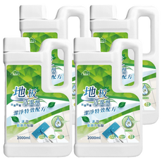 優淨坊 酵素防霉地板清潔劑 尤加利, 4個, 2L