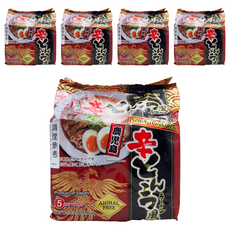 HIGASHIMARU 鹿兒島 香辣豚骨風味拉麵 五入袋, 25包