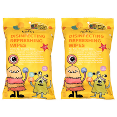Hallmark 怪獸全護抗病毒抗菌濕紙巾30抽, 1入, 2包