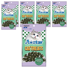 A star 皮毛呼吸道機能潔牙骨 貓專用, 6個, 50g, 貓草
