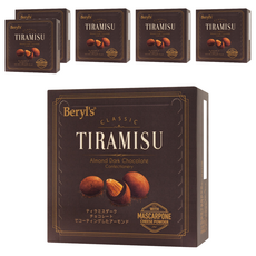 Beryl's 杏仁夾心提拉米蘇風味黑巧克力, 65g, 6個