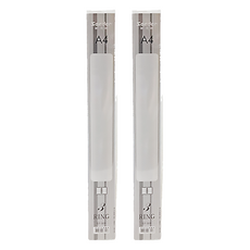 3孔柔彩資料夾, 白色, 2本