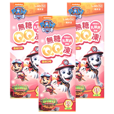 Lab52 齒妍堂 汪汪隊 無糖QQ凍系列 10條, 荔枝, 3盒, 200g