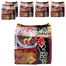 HIGASHIMARU 鹿兒島 香辣豚骨風味拉麵 五入袋, 30包