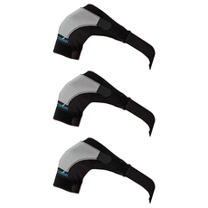 A-ZEAL 可調節綁帶加壓護肩 自由調節 穩定舒適 男女適用 SP15501 黑灰色, 3個