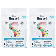 Dibaq Sense 森仕 WS80 低卡結紮貓無穀貓糧, 雞肉 + 鴨肉, 1500g, 2包
