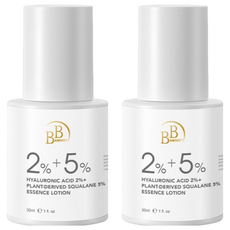 BB AMINO 科研 2%玻尿酸 + 5%角鯊超保濕精華乳, 2個, 30ml