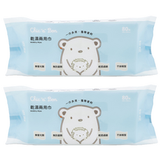奇哥 Chic a Bon 乾濕兩用巾, 80張, 2包