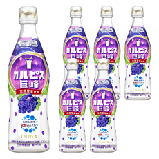 Asahi 朝日 可爾必思 濃縮葡萄乳酸菌飲料, 470ml, 6入, 6瓶