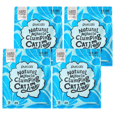 cature 木薯貓砂 藍色, 4包, 2.5kg, 洋甘菊