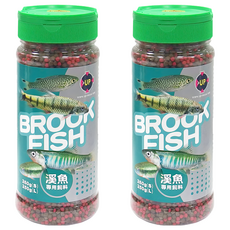 UP AQUA 雅柏 溪魚專用飼料 E-647-L, 250g, 2罐