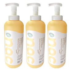 nac nac 酵素奶瓶餐盤蔬果洗潔慕斯, 3個, 700ml