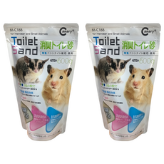 Canary 好自在超清爽鼠便砂 奈米銀配方除臭加倍 M-C188, 2包, 600g