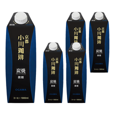 OGAWA 小川珈琲 京都炭燒咖啡-微糖, 5個, 1L