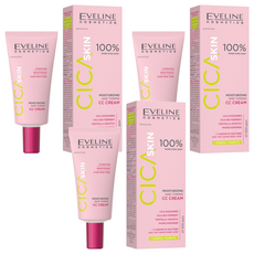 EVELINE 積雪草潤色修飾CC霜, 素顏妝感, 3個, 30ml