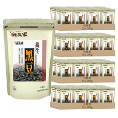 元氣家 養生黑豆, 200g, 60包