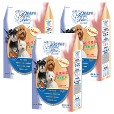 LCB 藍帶廚坊 成犬用 狗飼料, 3.5kg, 3個, 香烤豬肋 + 新鮮野菜
