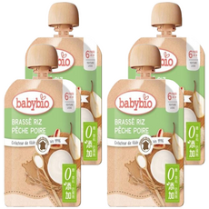 babybio 纖果泥, 85g, 4包
