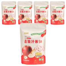 農純鄉 真果汁米餅, 5個, 蘋果, 40g